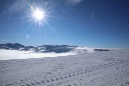 Traversée du massif du Sancy à raquettes